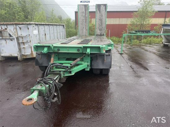 Istrail 3 akslet machine trailer with hydraulic ramps Istrail 3 akslet machine trailer with hydraulic ramps 2010 2 Lowload...