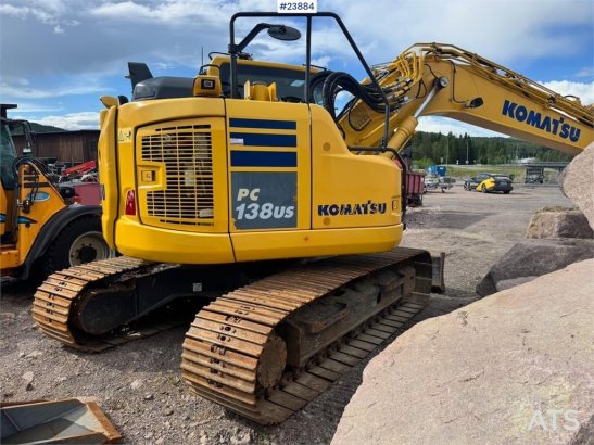 Komatsu PC138US-11 Excavator with Rototilt and Grading Buc PC138US-11 Excavator with Rototilt and Grading Buc 2018 2 Crawl...