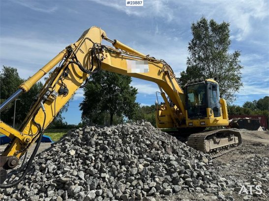 Komatsu PC228 LC-8 Excavator with tilt, grading bucket and PC228 LC-8 Excavator with tilt, grading bucket and 2013 2 Crawl...