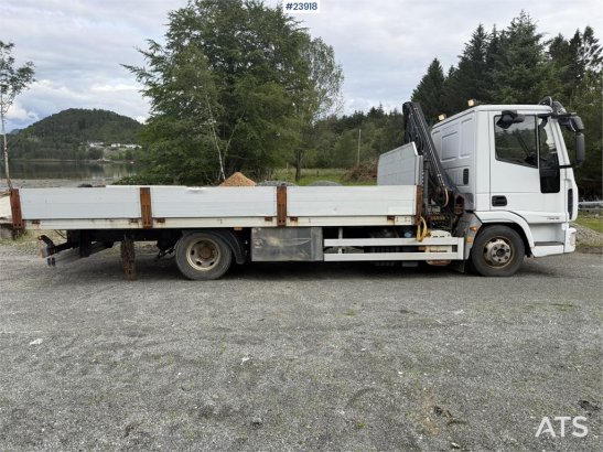 Iveco 75E18 crane truck with Hiab 055XS D3 crane for sal 75E18 crane truck with Hiab 055XS D3 crane for sal 2008 2 Crane t...