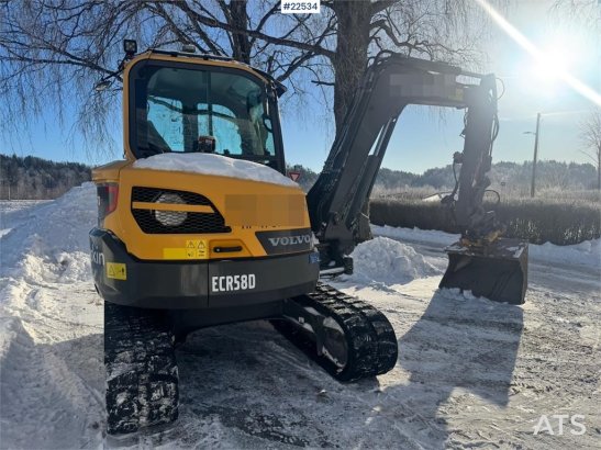 Volvo ECR58D Crawler Excavator – Rototilt – 2 Buckets – ECR58D Crawler Excavator – Rototilt – 2 Buckets – 2018 2 image 94