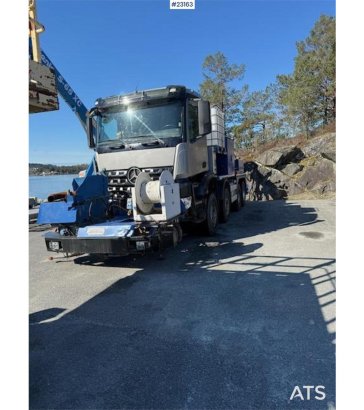 Mercedes-Benz Arocs with a Meyco Roadrunner concrete spray unit Mercedes-Benz Arocs with a Meyco Roadrunner concrete spray...