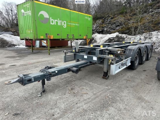 Fliegl 3 axle container trailer. Fliegl 3 axle container trailer. 2019 2 image 5