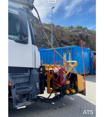 Mercedes-Benz Arocs 8x4 with a AMV 7450H concrete spraying super Mercedes-Benz Arocs 8x4 with a AMV 7450H concrete sprayin...