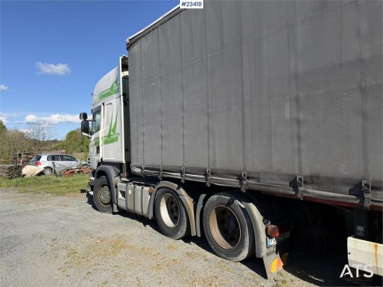 Scania R480 6x2 truck with a 3-axle Krone Profi Liner Nor R480 6x2 truck with a 3-axle Krone Profi Liner Nor 2009 2 Tracto...