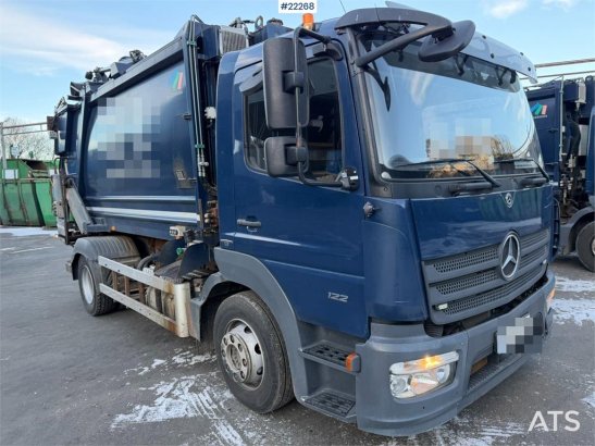 Mercedes-Benz Atego 1224, 2 compartment waste collection vehicle Mercedes-Benz Atego 1224, 2 compartment waste collection ...