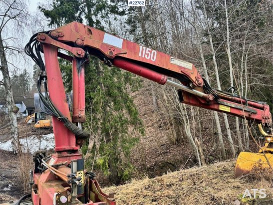HMF 1150 crane with grab. HMF 1150 crane with grab. 1996 2 image 20