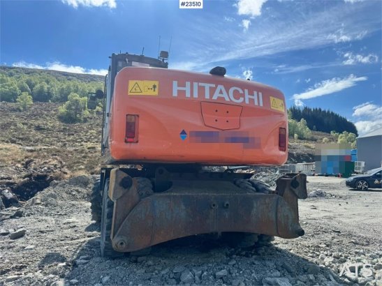 Hitachi ZX140W-3 wheel excavator with Rototilt and grading ZX140W-3 wheel excavator with Rototilt and grading 2008 2 Wheel...
