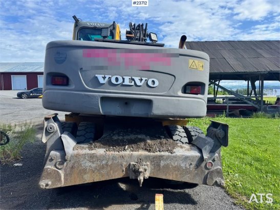 Volvo EW160B Wheeled Excavator with Rototilt and 2 Bucke EW160B Wheeled Excavator with Rototilt and 2 Bucke 2004 2 Wheeled...