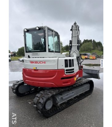 Takeuchi TB280FR excavator with grading bucket and rototilt TB280FR excavator with grading bucket and rototilt 2023 2 Craw...