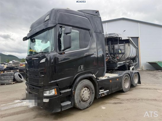 Scania R580 6x2 tractor unit w/ tipping hydraulics and ne R580 6x2 tractor unit w/ tipping hydraulics and ne 2018 2 Tracto...