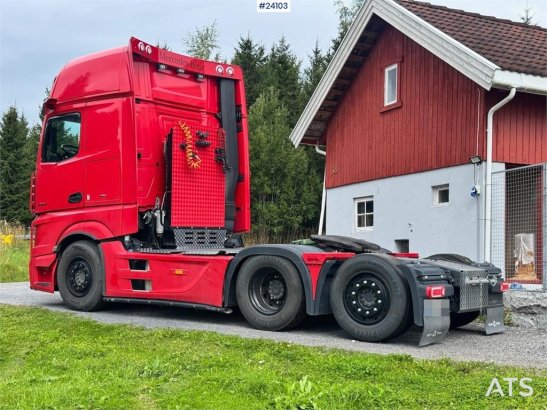 Mercedes-Benz Actros 2553LS 6x2 Tractor Unit – Hydraulics – Well Mercedes-Benz Actros 2553LS 6x2 Tractor Unit – Hydraulics...