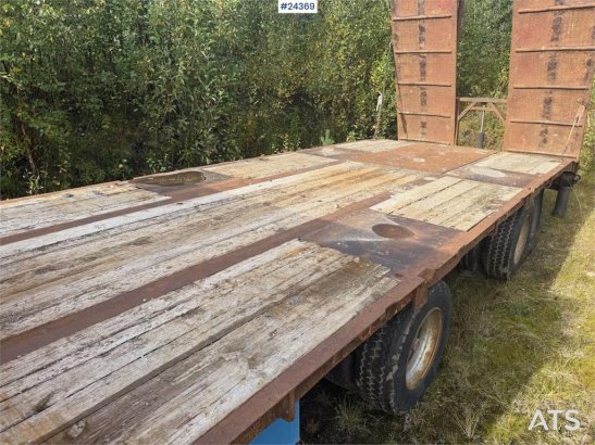 GMV LB 20 A 2 axle machine trailer w/ limbs GMV LB 20 A 2 axle machine trailer w/ limbs 1981 2 Lowloader trailers image 5
