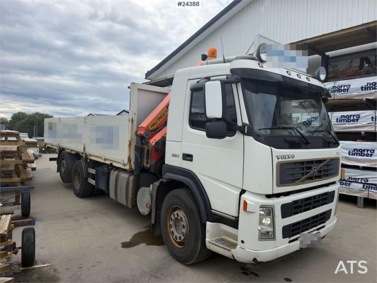 Volvo FM380 crane truck w/ 16.5 t/m crane. Eu-approved – FM380 crane truck w/ 16.5 t/m crane. Eu-approved – 2006 2 Crane t...