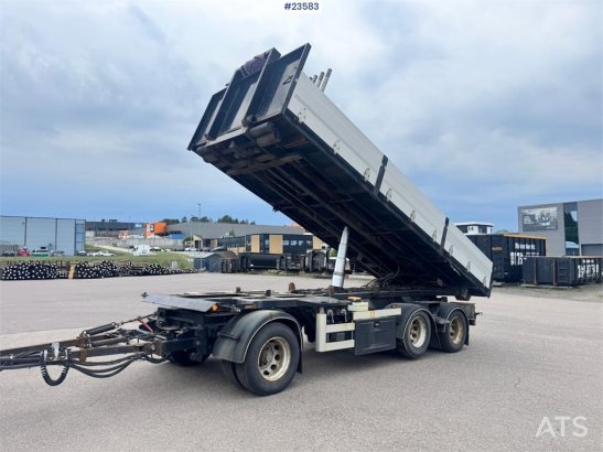 Hüffermann Drawbar Trailer with Cable Hoist and Body WATCH VI Huffermann Drawbar Trailer with Cable Hoist and Body WATCH V...