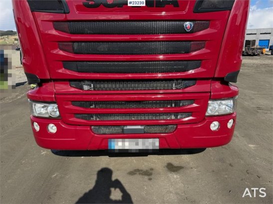 Scania R580 8x4 combi truck w/ new retarder, turntable an R580 8x4 combi truck w/ new retarder, turntable an 2016 2 Tipper...