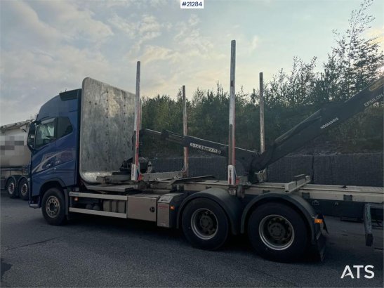 Volvo Fh750 6x4 Log Truck w/ 2019 Epsilon M12L Crane 590 2018 2 image 35
