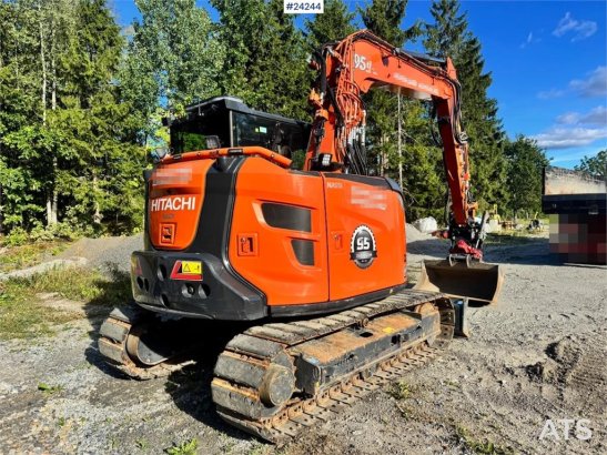 Hitachi ZX95US-7 Excavator w/ Rototilt w/ grab – 2 buckets ZX95US-7 Excavator w/ Rototilt w/ grab – 2 buckets 2024 2 Crawl...