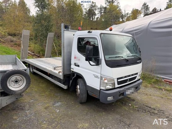 Mitsubishi Fuso 7C18 platform car w/ new AdBlue pump, Winch, Fuso 7C18 platform car w/ new AdBlue pump, Winch, 2012 2 imag...