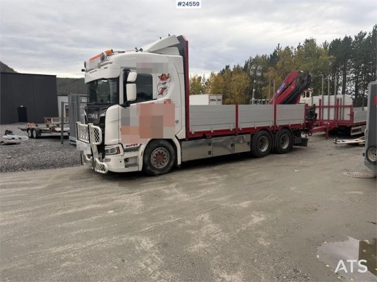 Scania R650 6x4 Crane truck – 23 tm HMF crane R650 6x4 Crane truck – 23 tm HMF crane 2018 2 Crane trucks image 5