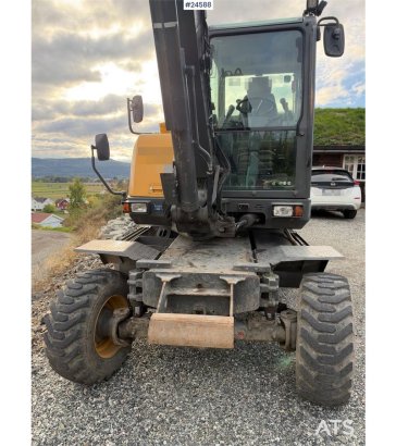 Volvo EW60E Wheeled excavator with tiltrotator and 2 buc EW60E Wheeled excavator with tiltrotator and 2 buc 2017 2 Wheeled...