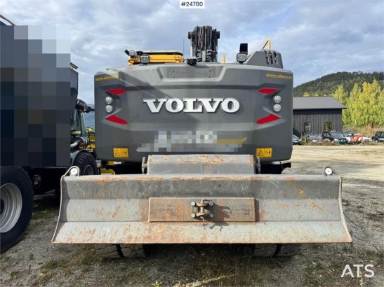 Volvo EW160E Wheeled Excavator with Rototilt and Grading EW160E Wheeled Excavator with Rototilt and Grading 2015 2 Wheeled...