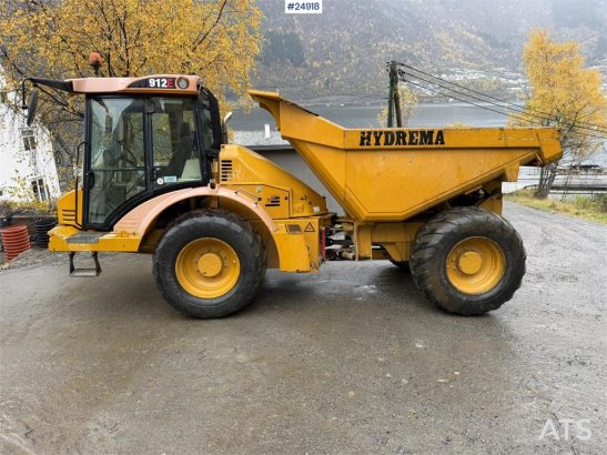 Hydrema 912E Dumper truck with white registration plates Hydrema 912E Dumper truck with white registration plates 2015 2 D...
