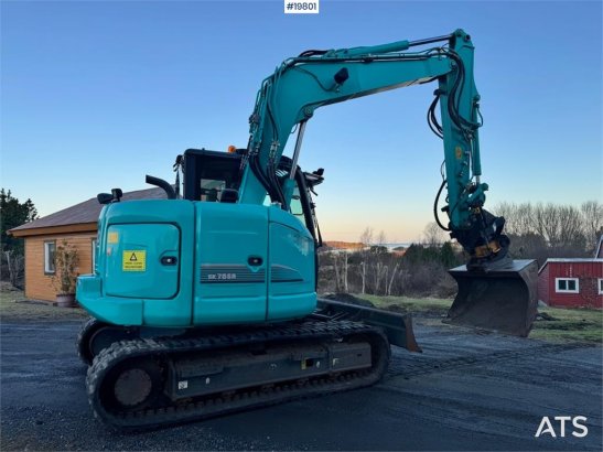 Kobelco SK75SR-3E crawler excavator with rototilt, 4 bucke SK75SR-3E crawler excavator with rototilt, 4 bucke 2018 2 Crawl...
