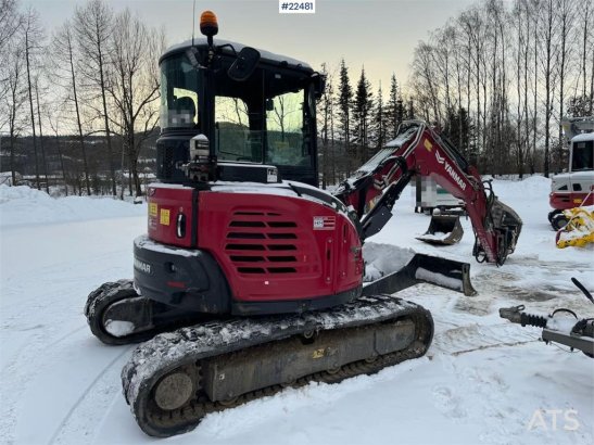 Yanmar Vio57-6B crawler excavator with tilt, grapple and 844 2022 2 Crawler Excavators image 6