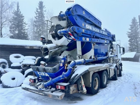 Mercedes-Benz Arocs 3251 Concrete Pump Truck – CIFA Magnum MK 28 Arocs 3251 Concrete Pump Truck – CIFA Magnum MK 28 2016 2...