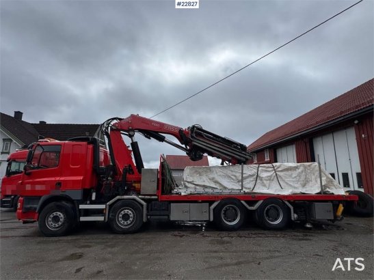DAF CF85 8x4 crane truck with 66 t/m Fassi crane crane CF85 8x4 crane truck with 66 t/m Fassi crane crane 2013 2 Crane tru...