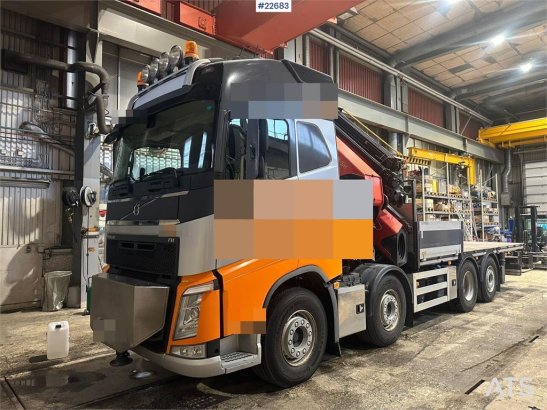 Volvo FH 500 8x2 crane with 78t/m Palfinger 78002 SH cra 3292 2018 2 Crane trucks image 21