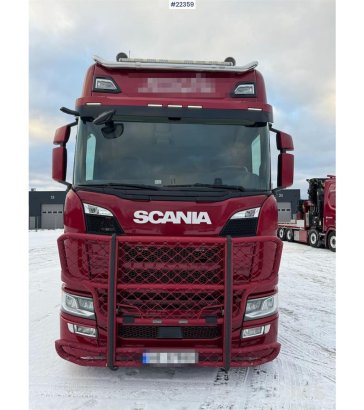 Scania R500 6x2 crane truck w/ 47 t/m Hiab crane with jib R500 6x2 crane truck w/ 47 t/m Hiab crane with jib 2019 2 Crane ...