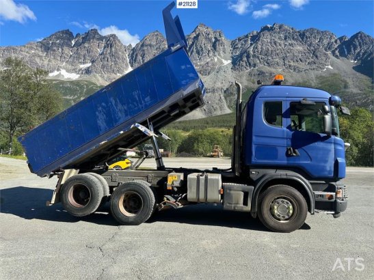 Scania R500 6x2 snow rigged tipper truck w/ plate and und R500 6x2 snow rigged tipper truck w/ plate and und 2006 2 Tipper...