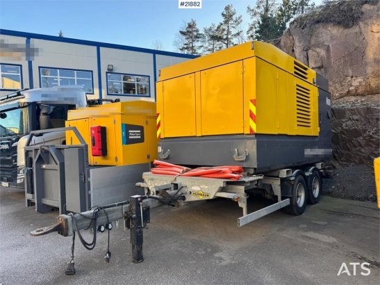 Atlas Copco Y35 Air Compressor on Humbaur chassis. Y35 Air Compressor on Humbaur chassis. 2018 2 Compressors image 21