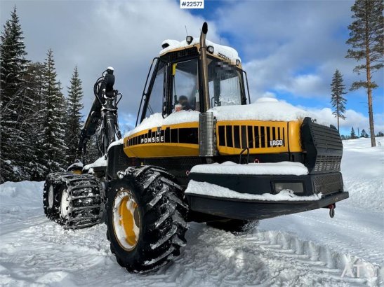 Ponsse Ergo Harvester with H7 Head and Ilsbo Brush Cutter Ponsse Ergo Harvester with H7 Head and Ilsbo Brush Cutter 2009 2...