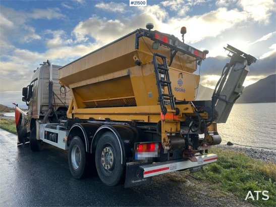 Mercedes-Benz Actros 2848 4x4+2 snow rigged hook truck w/ 20t ho Actros 2848 4x4+2 snow rigged hook truck w/ 20t ho 2011 2...