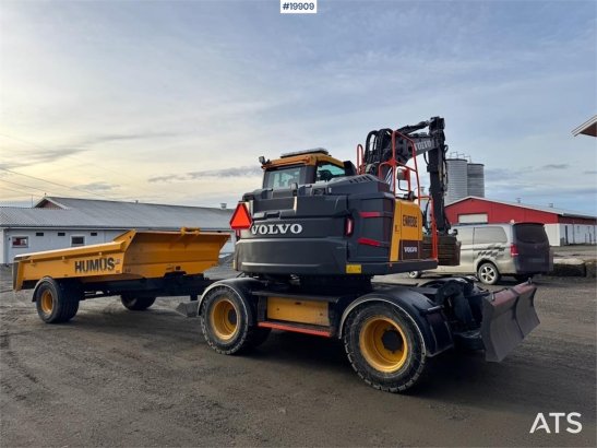 Volvo EWR130 Wheel Excavator w/ Rototilt and 2 buckets. EWR130 Wheel Excavator w/ Rototilt and 2 buckets. 2024 2 Crawler E...
