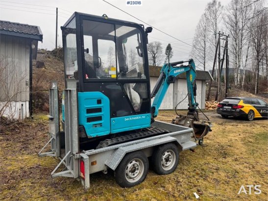 Airman AX19-6A mini excavator with 2 buckets and 2014 mac AX19-6A mini excavator with 2 buckets and 2014 mac 2018 2 image 36