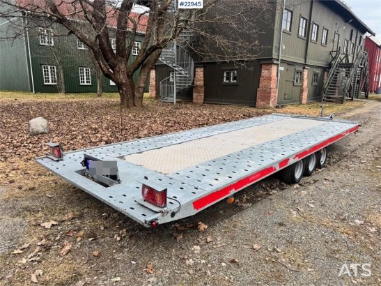 Temared Tellus trailer with tipper – 3 axles temared Tellus trailer with tipper – 3 axles 2020 2 Flatbed open trailers ima...