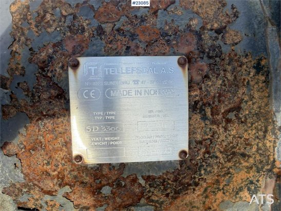 Tellefsdal SD 3300 snøplog - solid industriplog - hydraulisk Tellefsdal SD 3300 snøplog - solid industriplog - hydraulisk ...