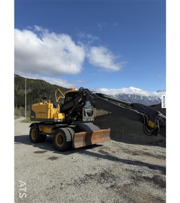 Volvo EW140C hjulgraver m/rotortilt, hengerfeste og sent EW140C hjulgraver m/rotortilt, hengerfeste og sent 2009 2 Wheeled...
