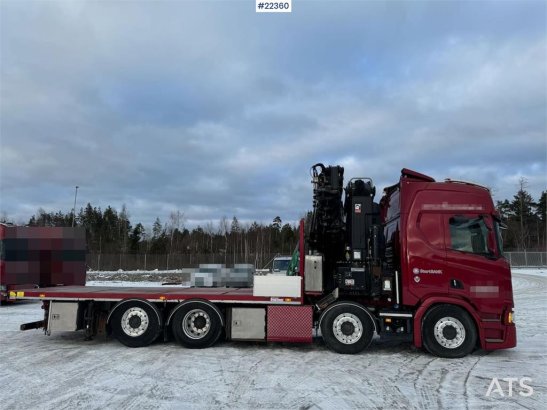 Scania R580 8x2 crane truck with 85 t/m Hiab crane – jib R580 8x2 crane truck with 85 t/m Hiab crane – jib 2019 2 Crane tr...