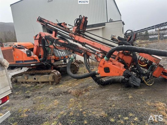 Tamrock 500 drilling rig w/ full set of new drill rods and Tamrock 500 drilling rig w/ full set of new drill rods and 2000...