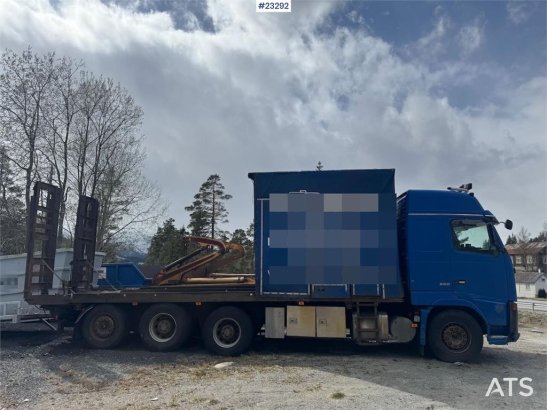 Volvo Fh16 Maskinflytt - flak med kjørebruer 590 2004 2 image 6