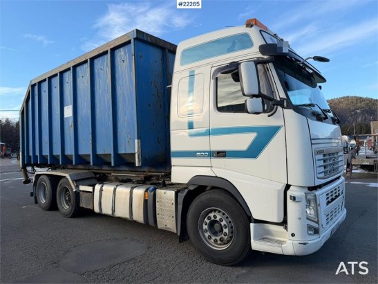 Volvo FH500 6x2 hook truck with 24t joab hook, 35m³ cont 3292 2010 2 image 6