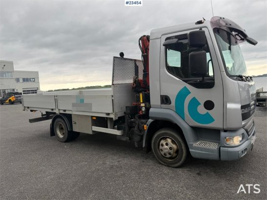 DAF 45.180 flatbed truck with low mileage and a PK4100 45.180 flatbed truck with low mileage and a PK4100 2007 2 image 6