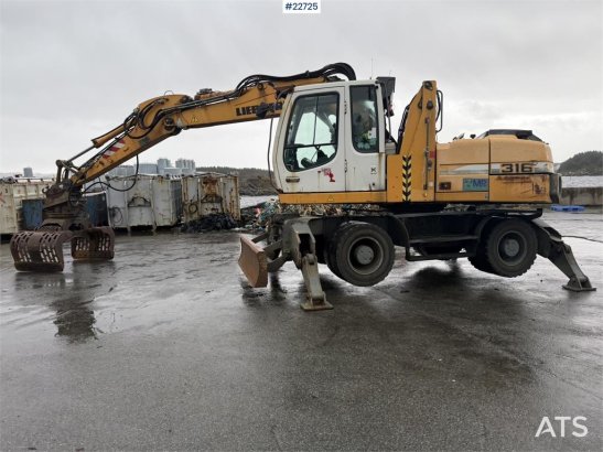 Liebherr A316 Litronic with sorting claw 6665 2009 2 Wheeled Excavators image 49