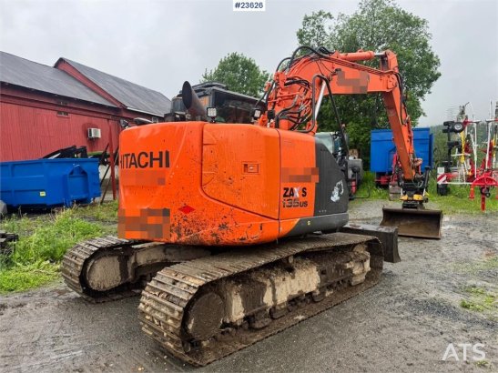 Hitachi ZX135US-5B Excavator w/ Rototilt – 2 Buckets – Eas 10227 2013 2 Crawler Excavators image 6