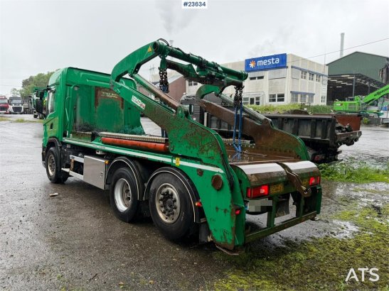 Scania G410 lift dumper with a rotator 3203 2019 2 image 6